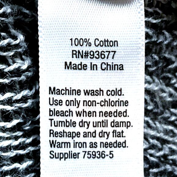 ana Womens Sweater Top size Small Gray Pullover Tunic Short Dress Cotton Stretch - Picture 8 of 10